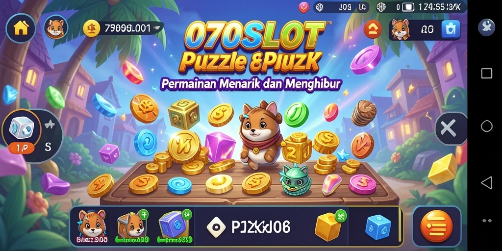 Tampilan gameplay 070SLOT yang menarik dan penuh warna.