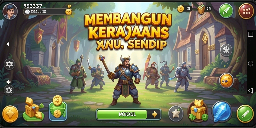 Tampilan gameplay menakjubkan dari 93337 yang menunjukkan aksi Tycoon.