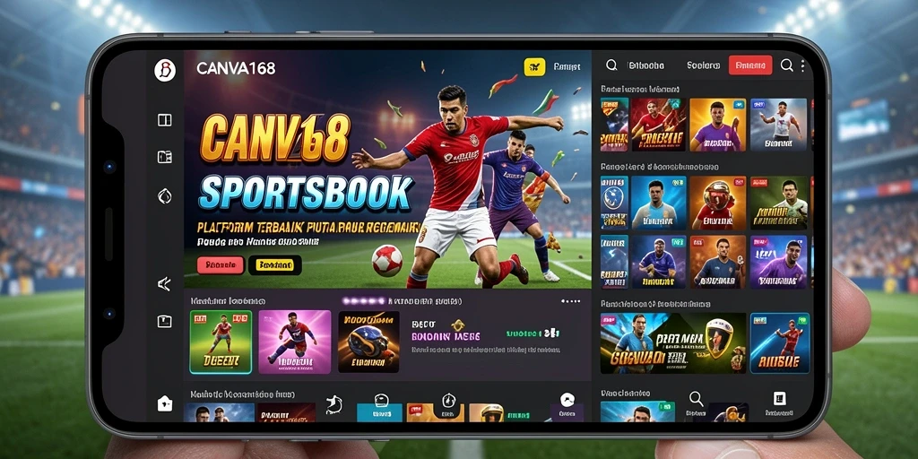 Tampilan menarik dari gameplay Sportsbook CANVA168 di perangkat Anda.