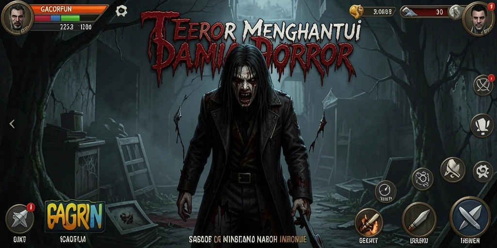 Pengalaman gameplay GACORFUN yang mencekam dengan atmosfer horor yang kental.