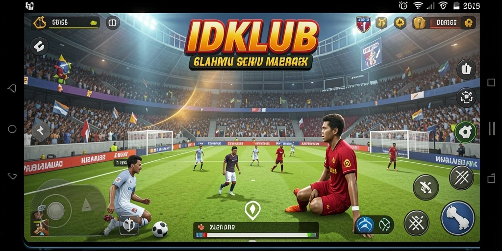 Tampilan gameplay seru dalam IDKLUB yang menarik.