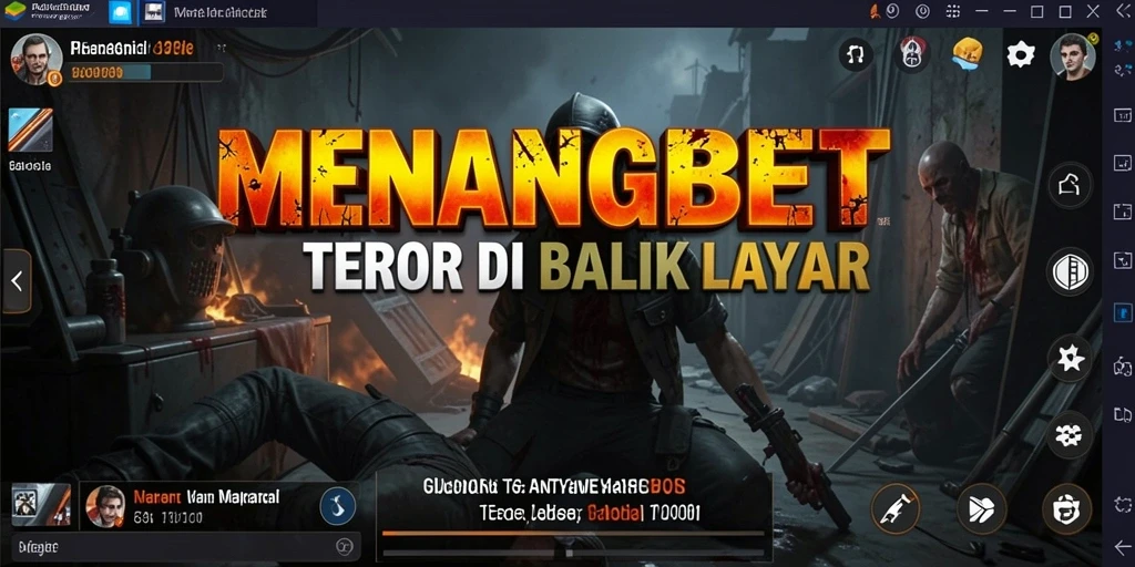Tampilan menyeramkan dalam gameplay MENANGBET menantang keberanian pemain.