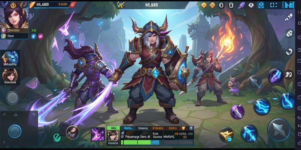 Screenshot MLBB8 menampilkan aksi pertarungan seru dalam MMORPG.